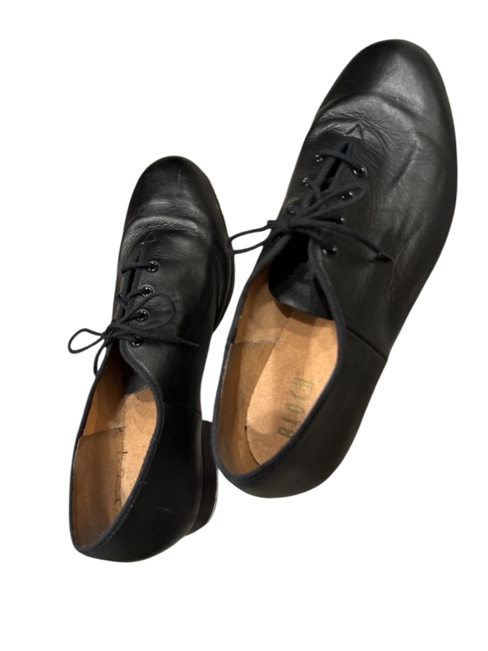 Bloch Black Leather Tap Shoes Men’s 10 (Fits Women’s 11–12) | Like New